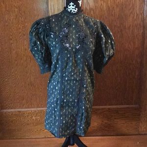 Farm Rio Military Cashew Mini Dress size S NWT